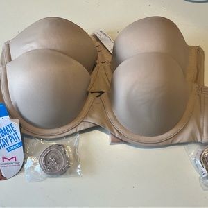 Set of two NWT Maidenform 34A strapless bras